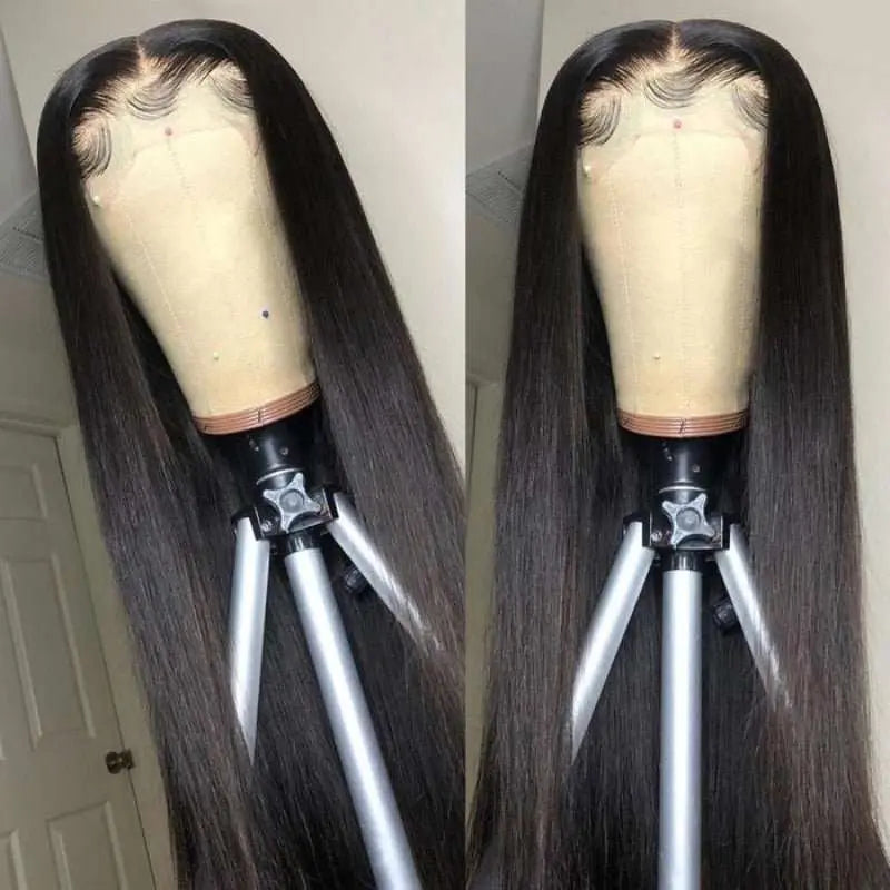 13x4 Transparent Lace Straight Wigs with Baby Hair (Ariana Grande Styles) - Yufei Hair