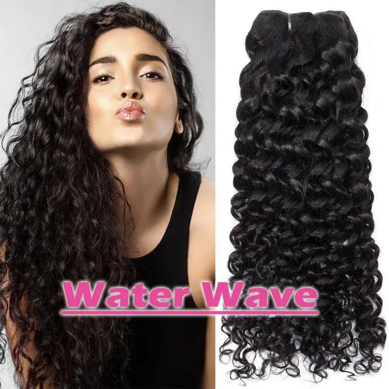 3 Bundles Water Wave Super Full Double Drawn Unprocessed Brazilian Virgin Hair - Yufei Hair