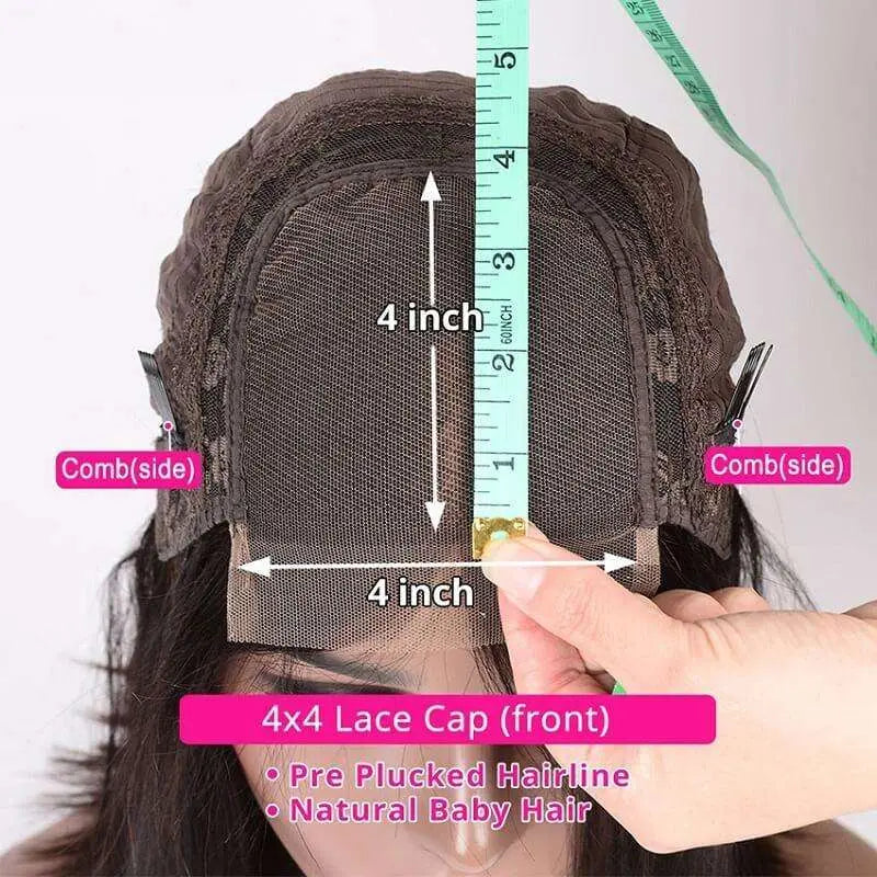 4x4 Transparent Lace Closure Body Wave Wigs Virgin Human Hair - Yufei Hair