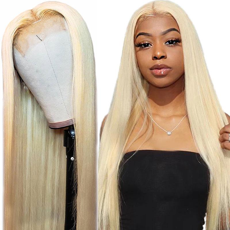 Princess 613 Blonde Color Straight Hair 13*4 Lace Frontal Wigs - Yufei Hair