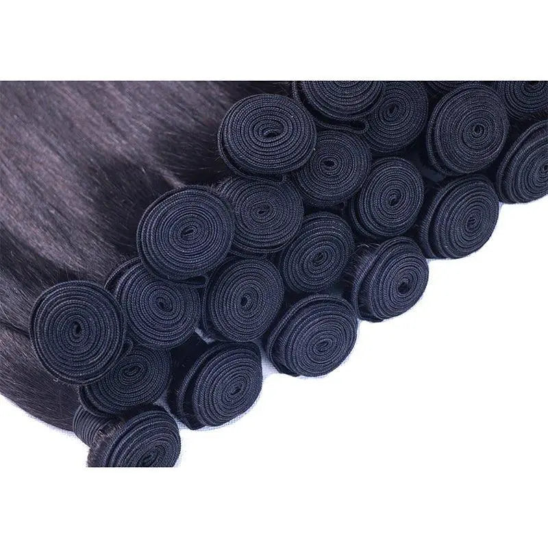Remy Hair Natural Black 10 Bundles Wholesale Package Deal Free Shipping All Texture - Yufei Hair