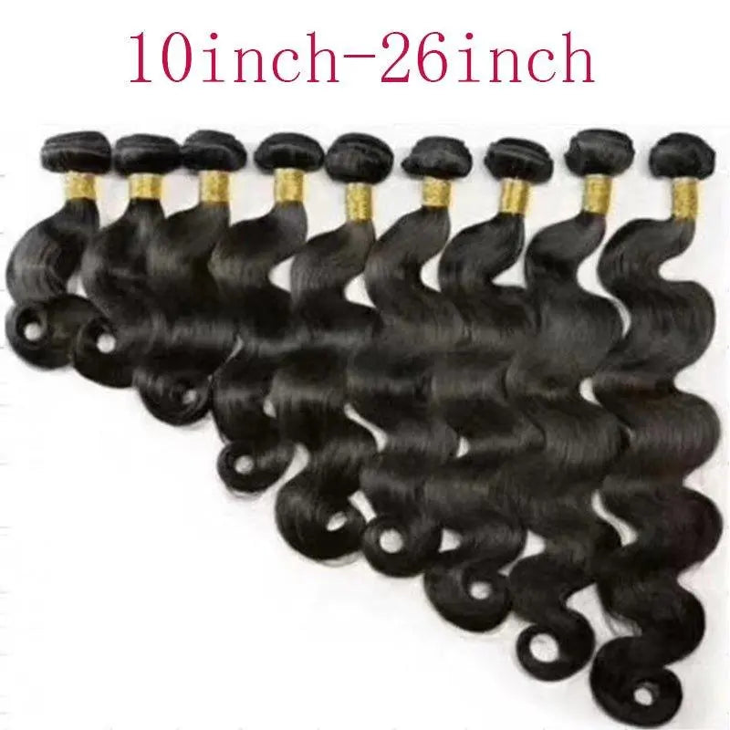 Remy Hair Natural Black 30 Bundles Wholesale Package Deal Free Shipping All Texture - Yufei Hair