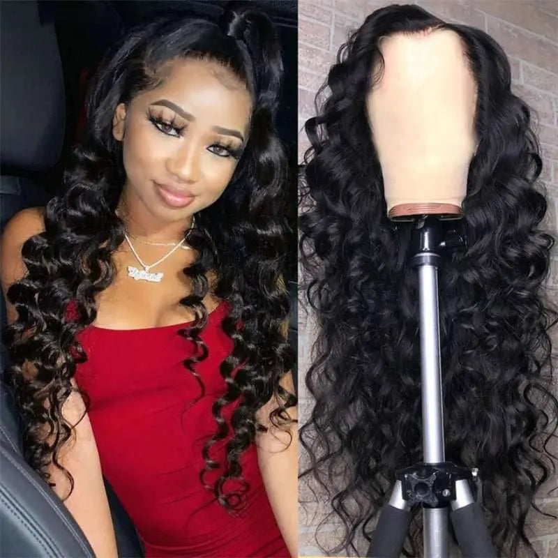 Undetectable Invisible Lace 13x4 Frontal Loose Wave Wig丨Real HD Lace - Yufei Hair