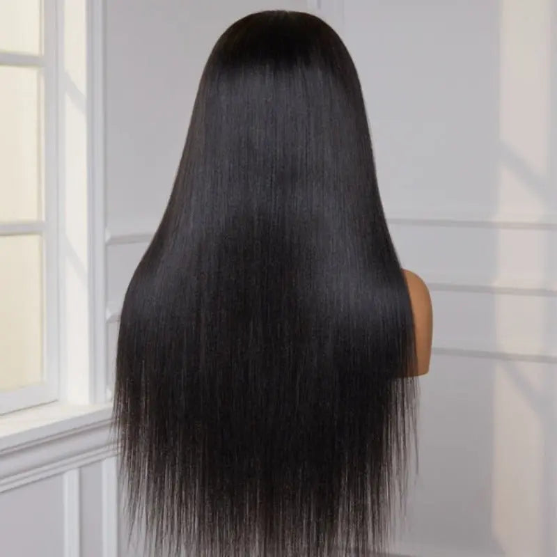 Undetectable Invisible Lace 13x6 Lace Frontal Yaki Straight Wig丨Real HD Lace - Yufei Hair