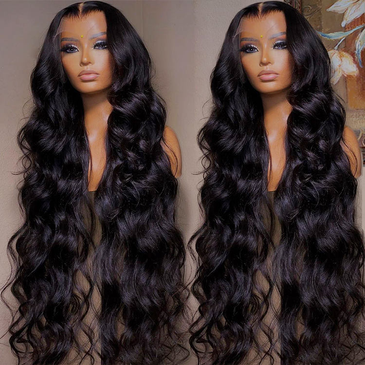 13x4 Transparent Lace Frontal Body Wave Wigs Brazilian Virgin Hair - Yufei Hair